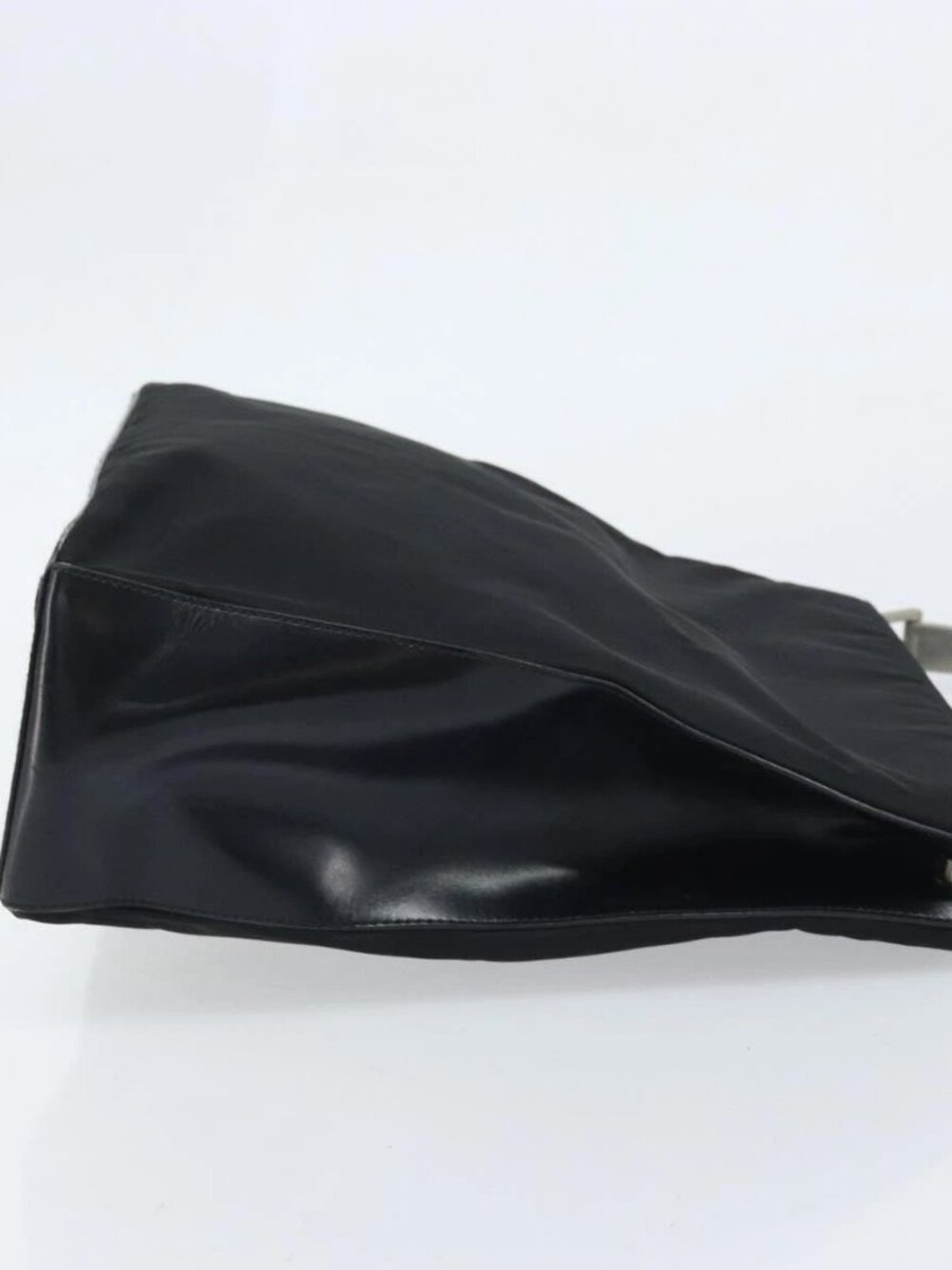 PRADA Shoulder Bag Nylon Black Silver - Picture 6 of 16